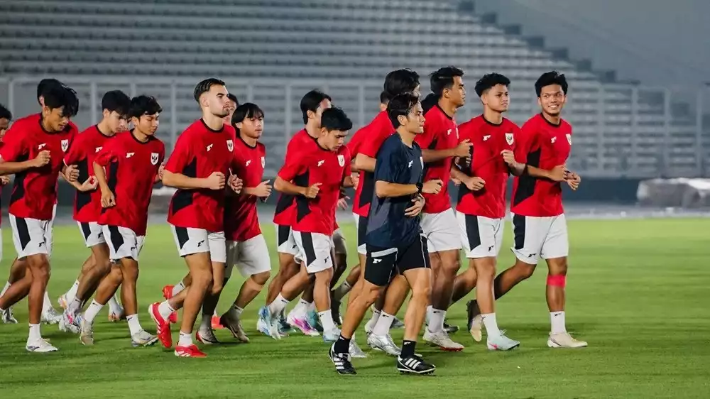 Latihan Timnas Indonesia U-23