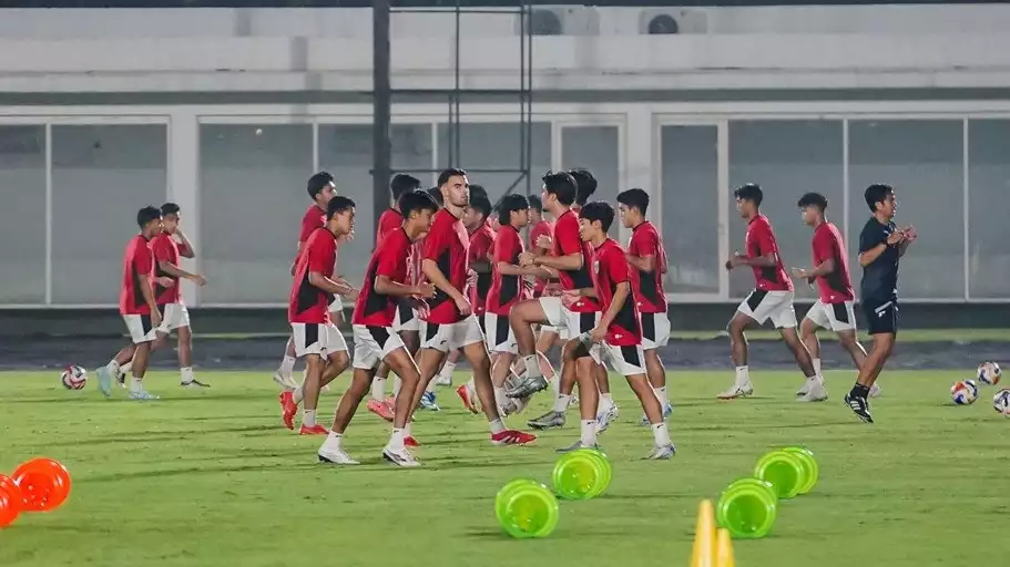 Latihan Timnas Indonesia U-23
