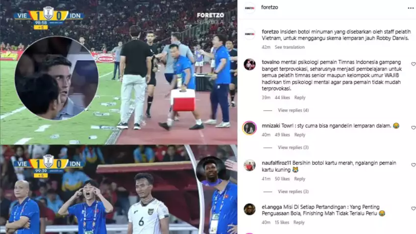 Aksi licik staf pelatih Vietnam di laga final Piala AFF U-23 2025 vs Timnas Indonesia