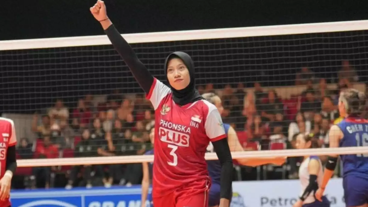 Megawati Hangestri di timnas Voli Putri Indonesia