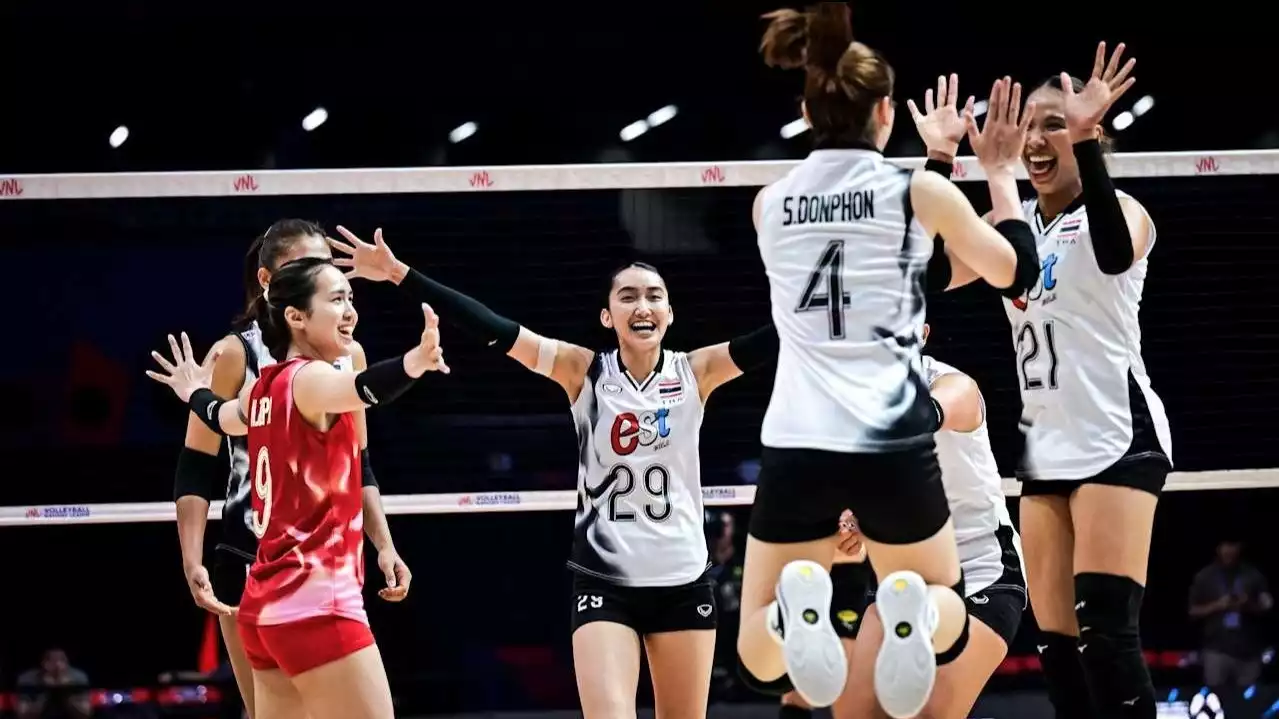 Timnas Voli Thailand di VNL