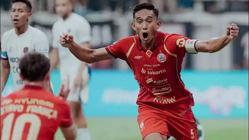 Bek tengah Timnas Indonesia Rizky Ridho di Persija Jakarta