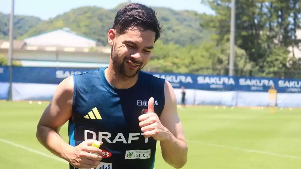 Pemain Timnas Indonesia Sandy Walsh di Yokohama F Marinos