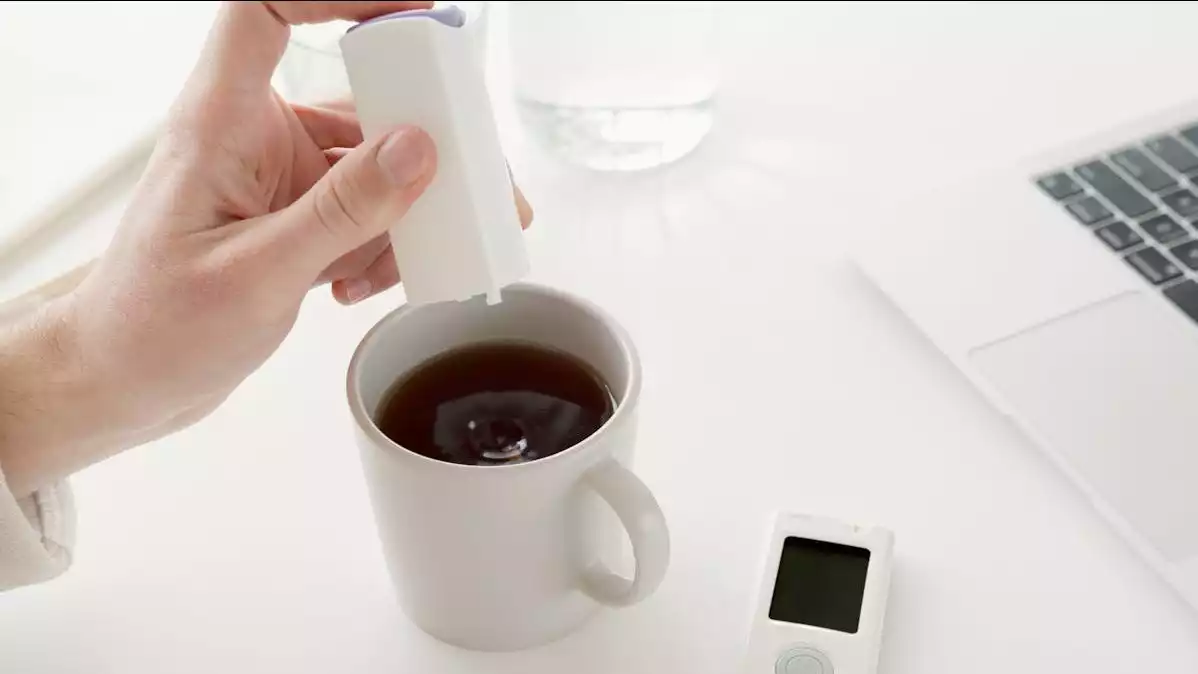 ilustrasi menggunakan produk stevia