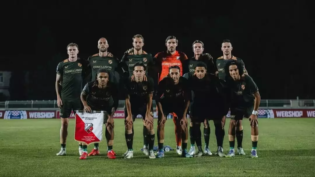 Calon striker naturalisasi Timnas Indonesia, Miliano Jonathans saat membela FC Utrecht