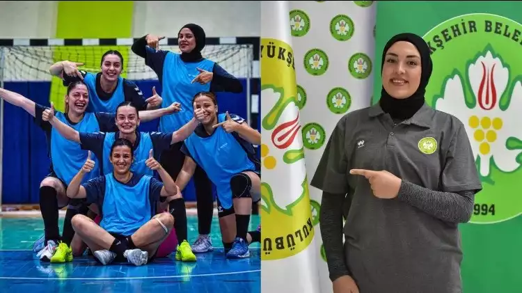 Edanur Mayda (kiri) dan Gulbahar Ikiahirli (kanan) jadi pemain Manisa BBSK selain Megawati Hangestri yang pakai hijab