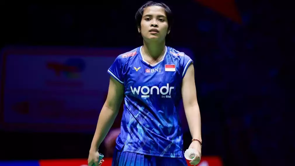 Gregoria Mariska selaku tunggal putri Indonesia.
