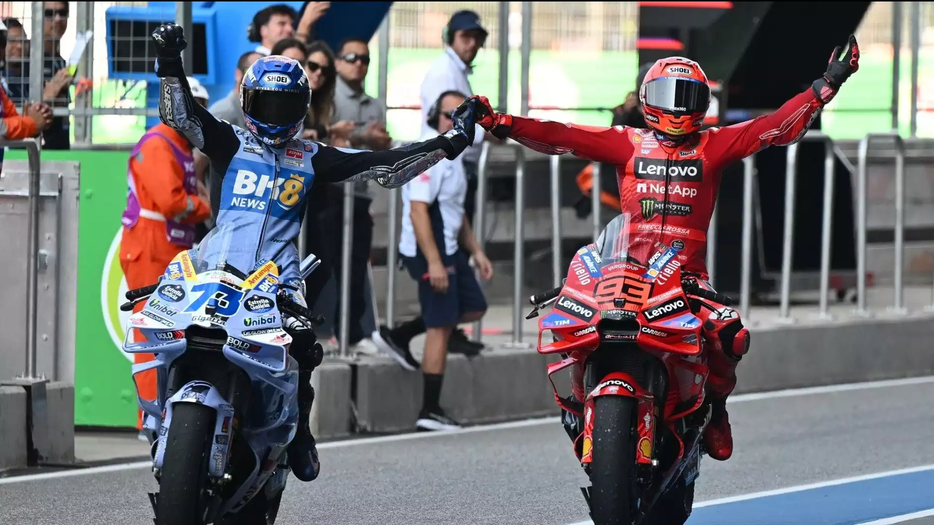 Alex dan Marc Marquez di GP Thailand