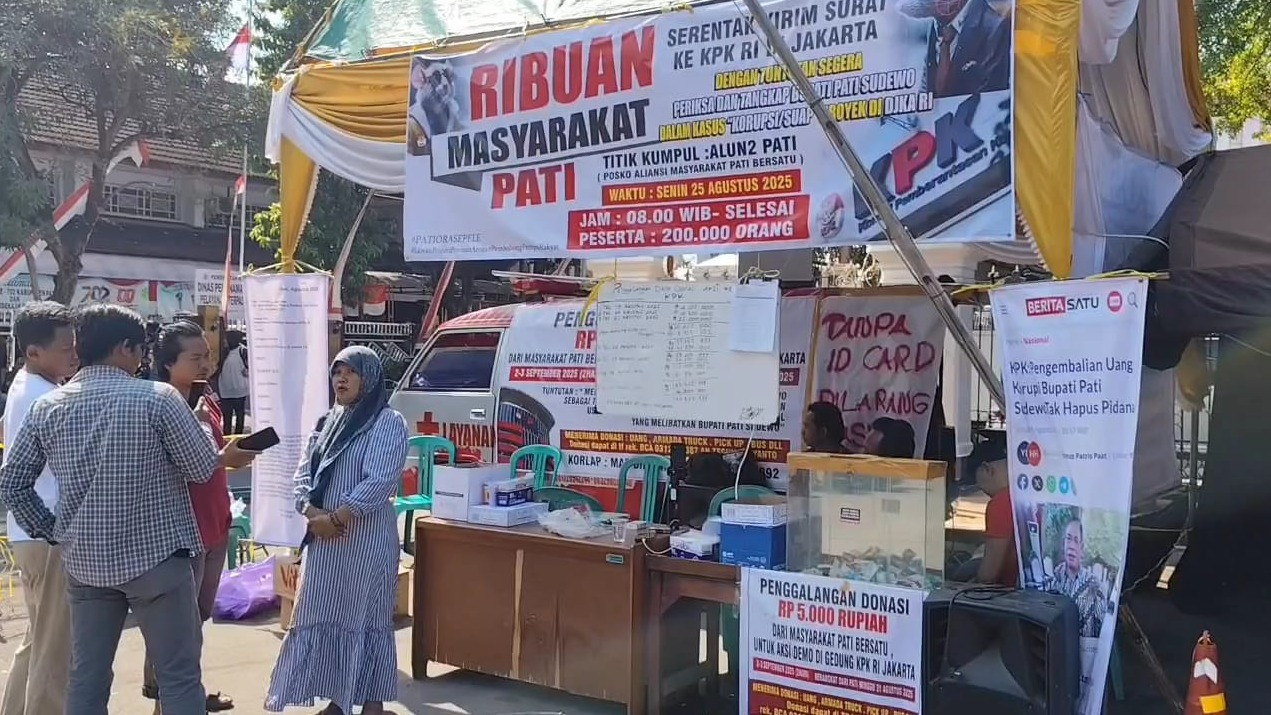 Sempat Tantang Warga hingga Dilempari Massa, Bupati Pati Sudewo Akhirnya Terjaring OTT KPK
            - galeri foto