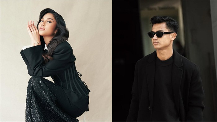 Kolase foto Azizah Salsha dan Pratama Arhan