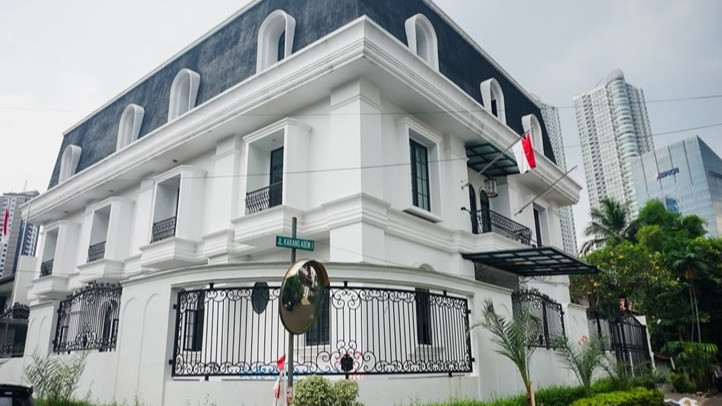 Rumah Eko Patrio usai dijarah, Minggu (31/8/2025)