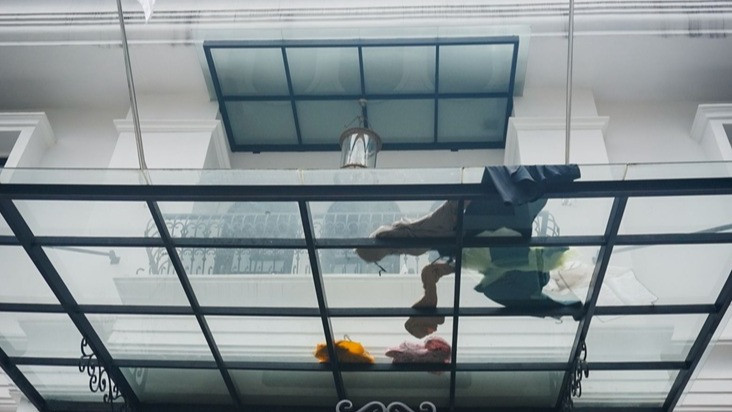 Rumah Eko Patrio usai dijarah, Minggu (31/8/2025)