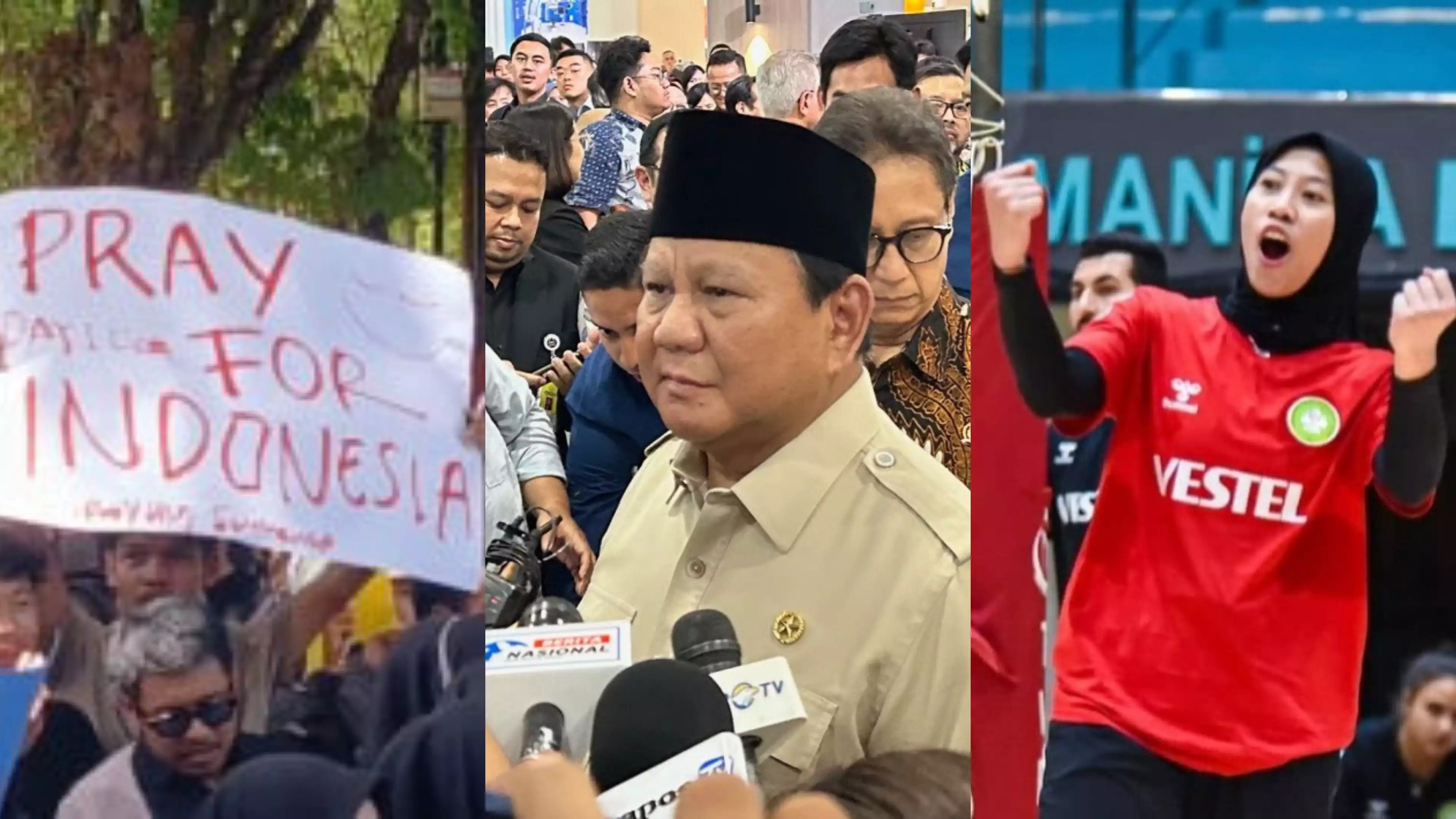 TOP 3 News: Heboh Kabar Demo Besar Geruduk DPR Hari Ini, Presiden Prabowo Tindak Demo Anarki hingga Atlet Voli Megawati Hangestri...