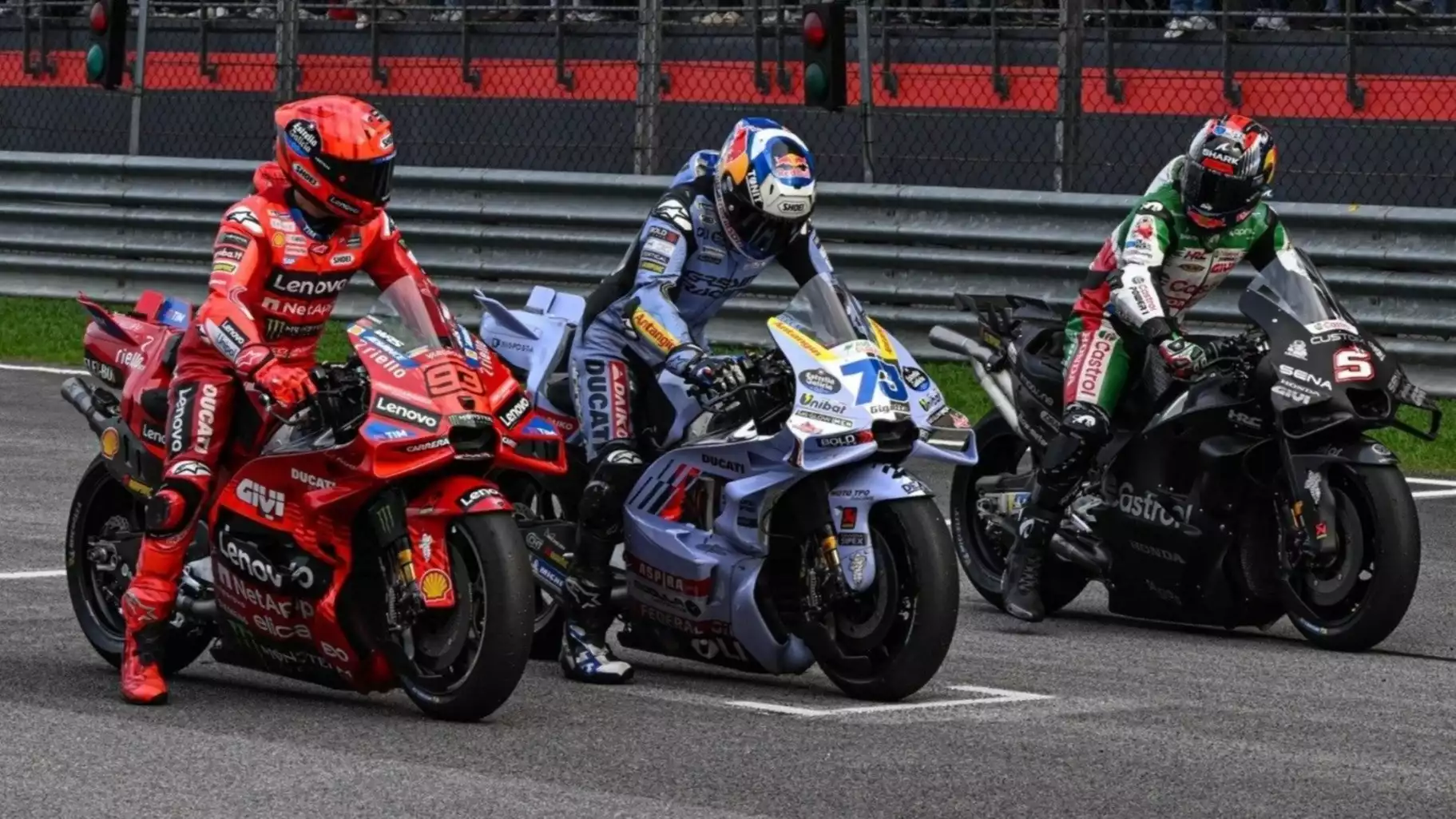 Marc Marquez, Alex Marquez dan Johann Zarco