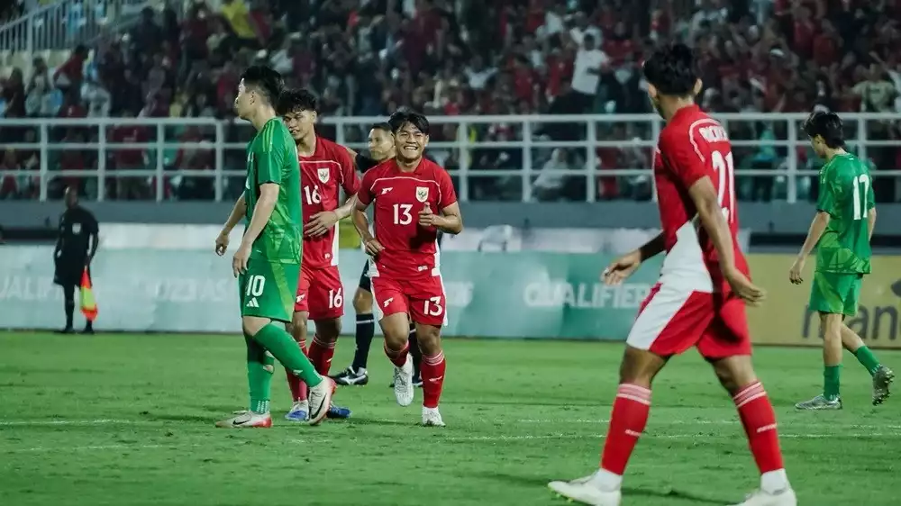 Pemain Timnas Indonesia U-23 Zanadin Fariz