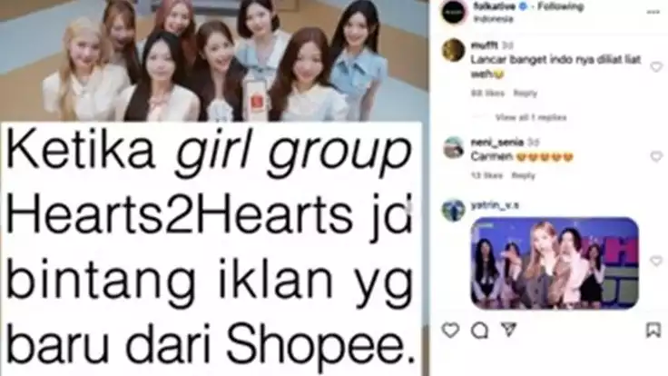 Raffi Ahmad Hingga Aurel Hermansyah Ikut Membagikan Keseruan Iklan Shopee 9.9 Super Shopping Day Bersama Hearts2Hearts