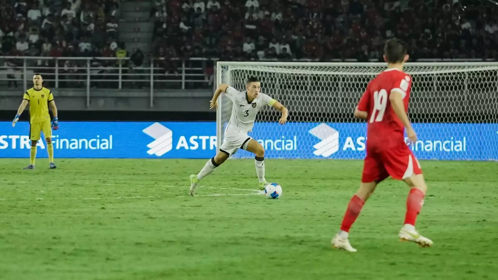 Kapten Timnas Indonesia, Jay Idzes saat Menghadapi Lebanon