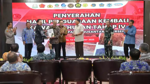Satgas PKH serahkan hasil penguasaan lahan kembali ke negara.