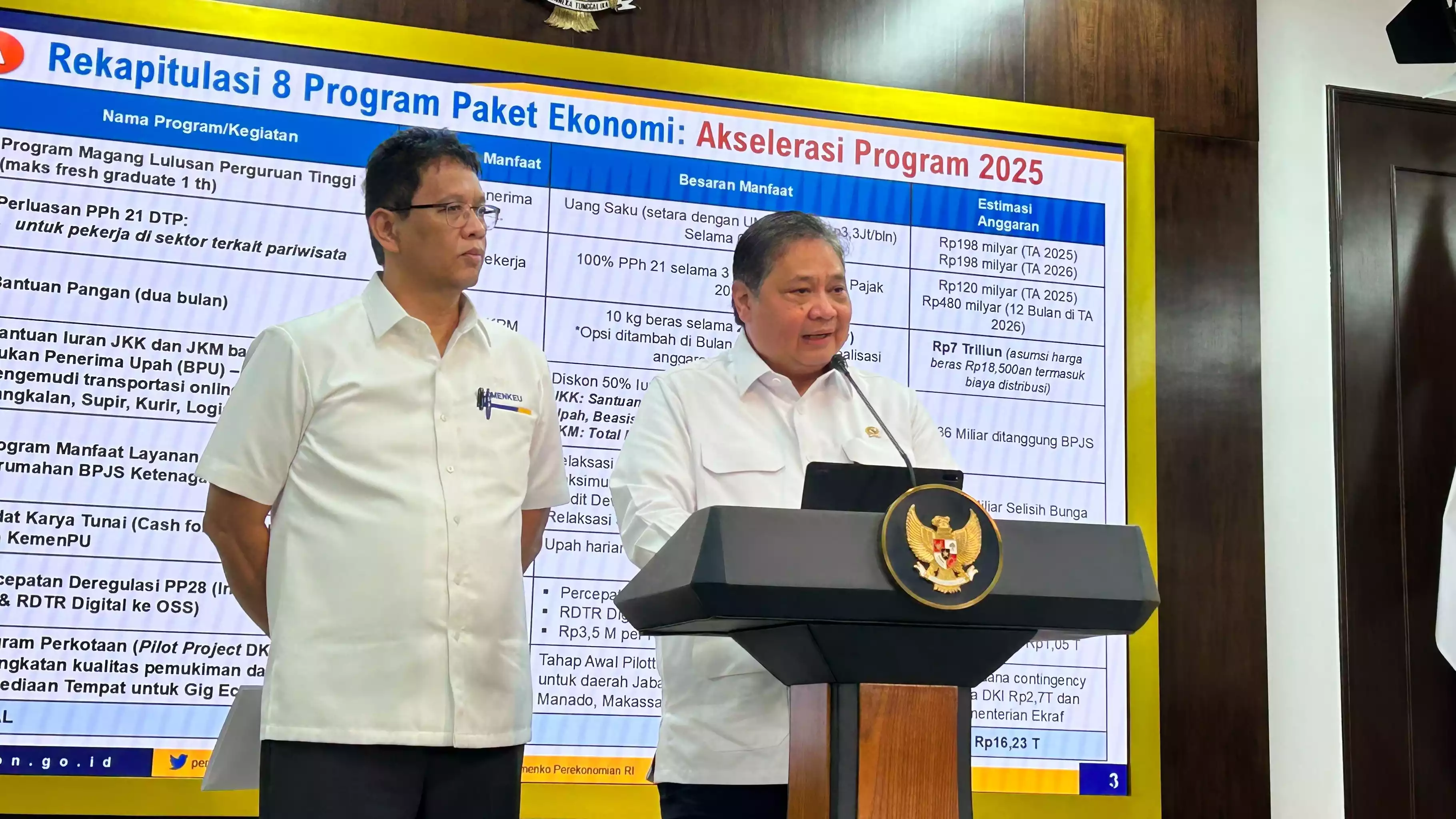 Menko Perekonomian Airlangga Hartarto