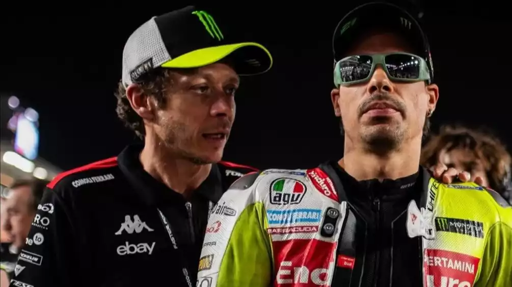 Valentino Rossi dan Franco Morbidelli
