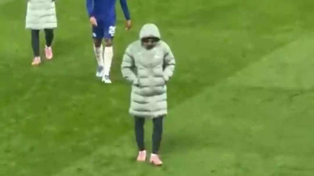 Alejandro Garnacho saat Pakai Jersei Chelsea di Old Trafford