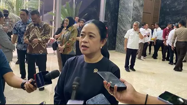 Ketua DPR RI Puan Maharani di Gedung DPR, Jakarta Pusat, Senin (22/9/2025).