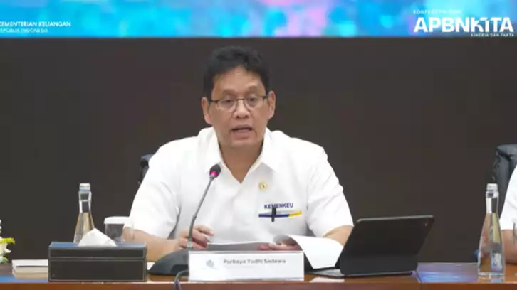 Menteri Keuangan Purbaya Yudhi Sadewa dalam Konferensi Pers APBN KITA di Kemenkeu, Senin (22/9/2025).