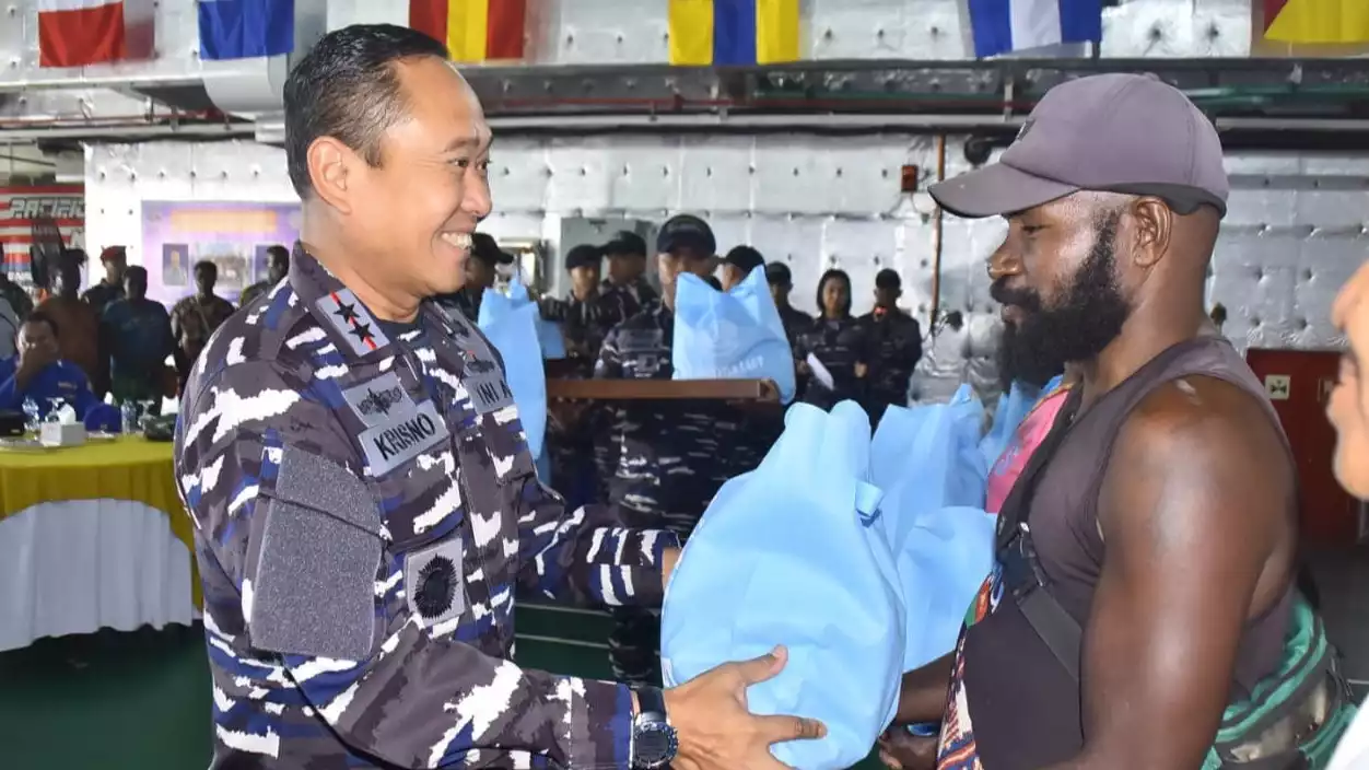 Panglima Koarmada III, Laksamana Muda TNI Hudiarto Krisno Utomo.