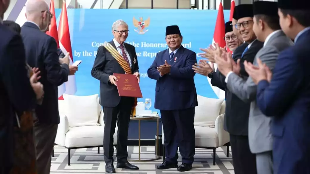 Wah, Presiden Prabowo Beri Penghargaan Khusus ke Bill Gates, Tokoh Dunia yang Berperan dalam...
