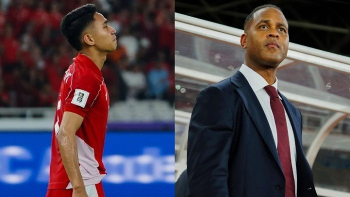 Marselino Ferdinan & Patrick Kluivert saat bersama Timnas Indonesia