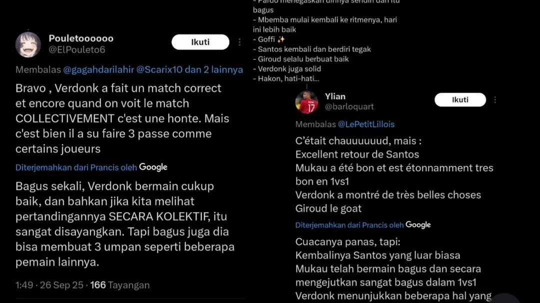 Suporter Prancis Berbondong-bondong Puji Calvin Verdonk usai Bawa Lille Menang di Liga Europa