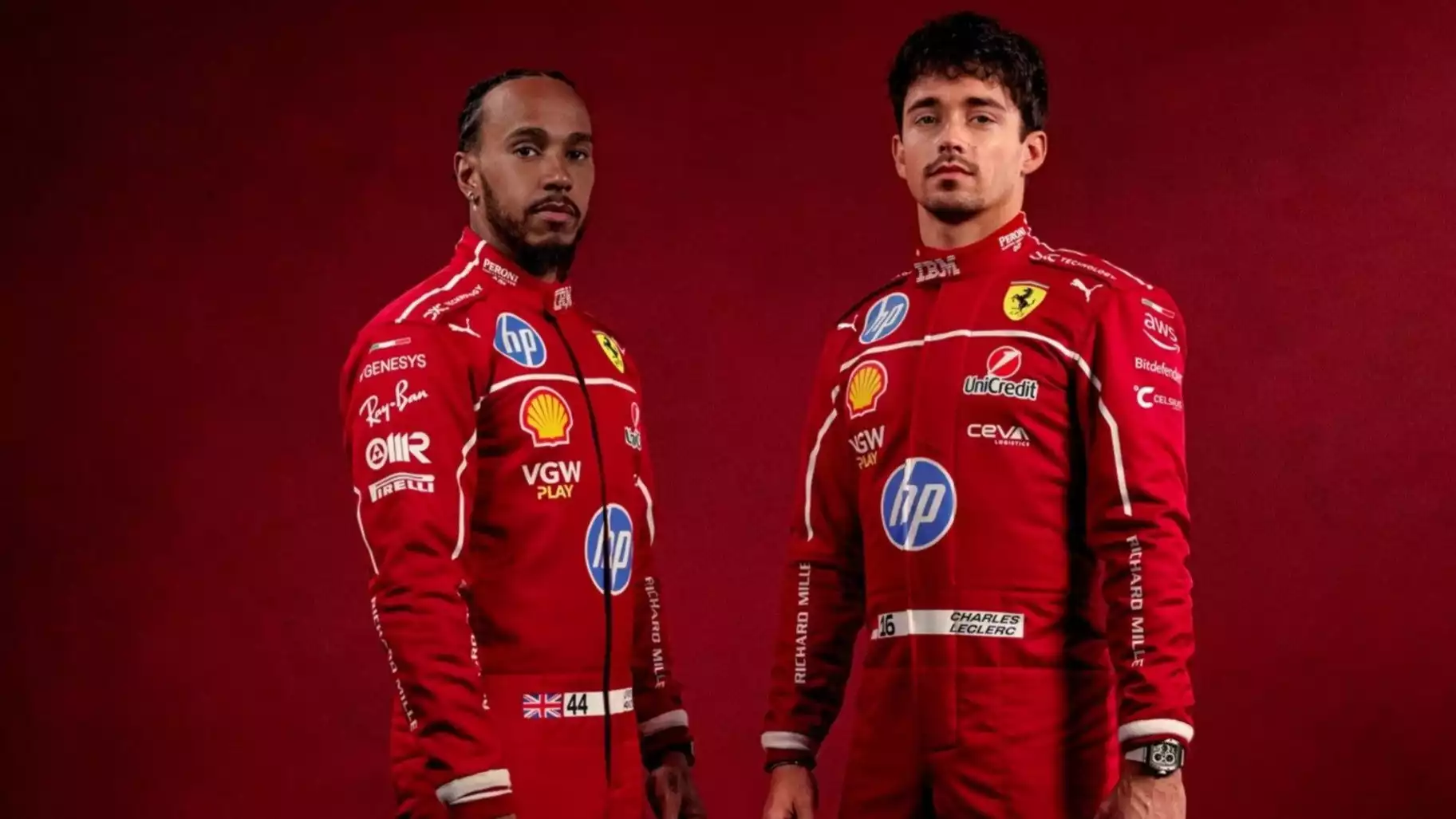 Dua Pembalap Ferarri di F1 2025, Lewis Hamilton dan Charles Leclerc