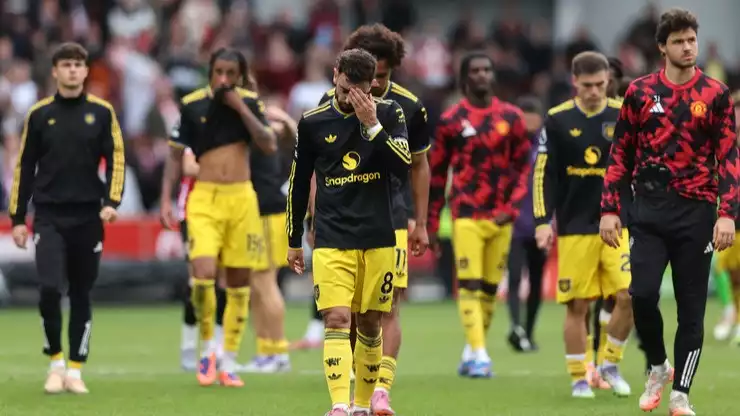 Para Pemain Manchester United Usai Kalah 3-1 dari Brentford