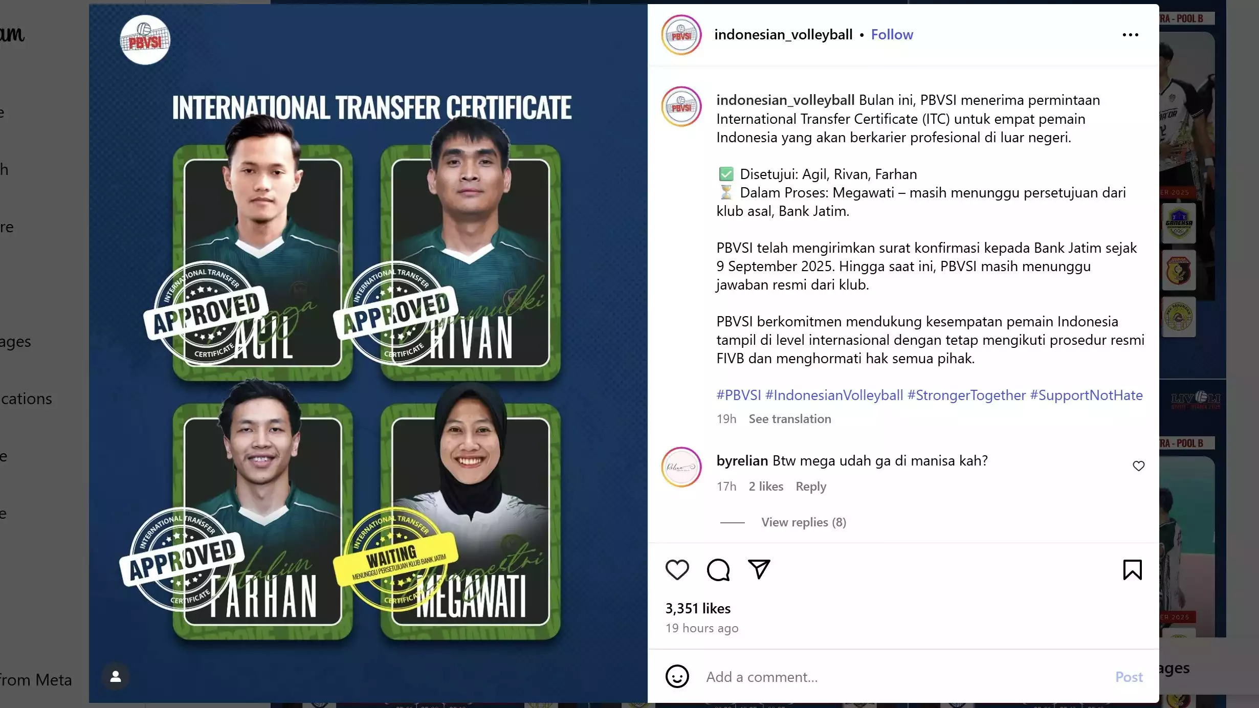 Megawati Hangestri Terancam Batal Gabung Manisa BBSK Gegara Bank Jatim Belum Juga Keluarkan ITC