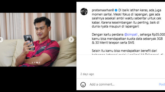 Baru Cerai dari Azizah Salsha, Pratama Arhan Berfoto Mesra dengan Selebgram, Asli atau Editan?
            - galeri foto