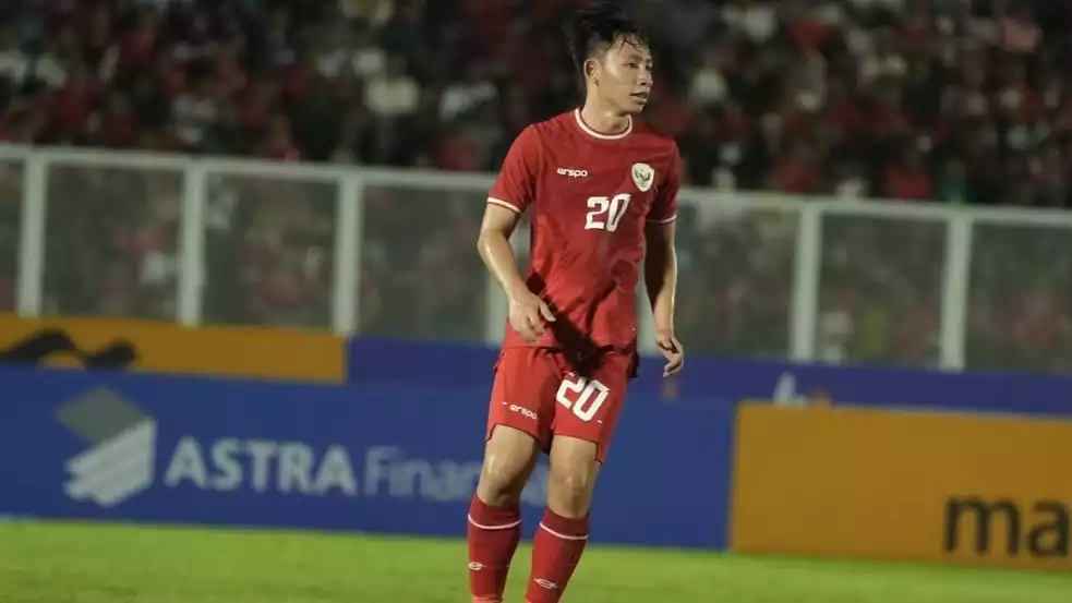 Wonderkid Persija Jakarta Arlyansyah Abdulmanan saat membela Timnas Indonesia U-19