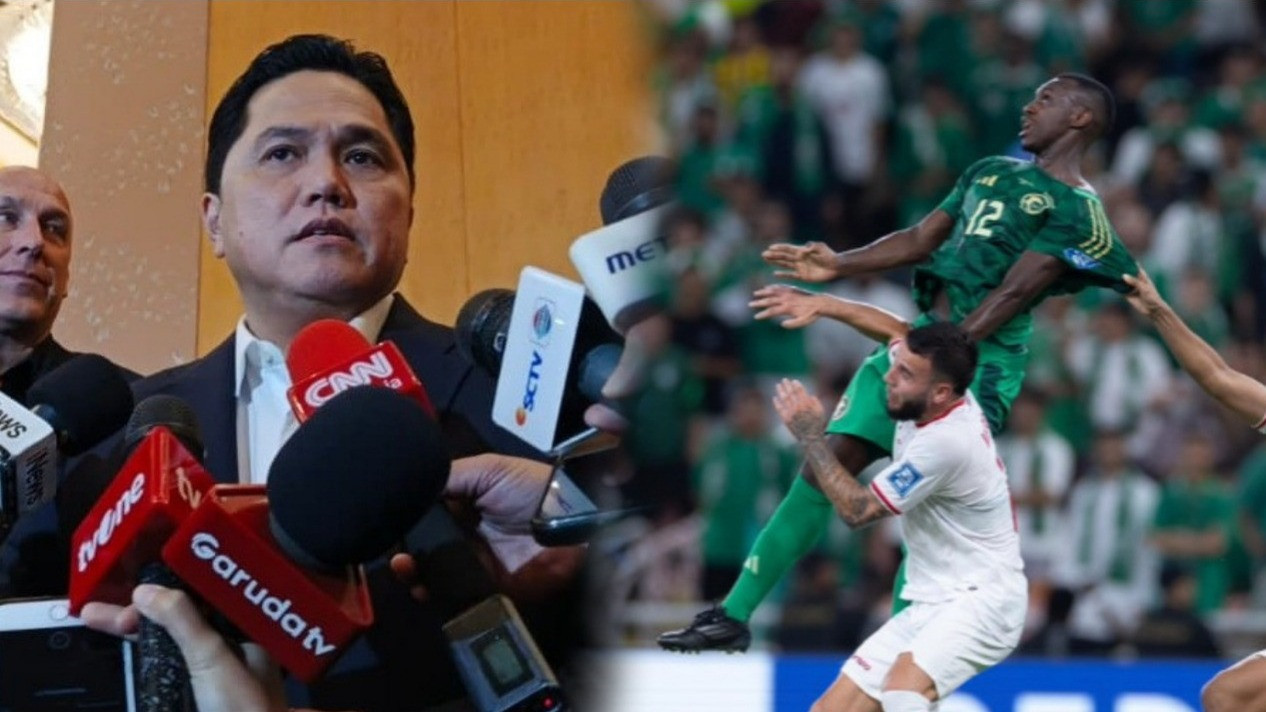 Menpora Erick Thohir & Timnas Indonesia kontra Arab Saudi