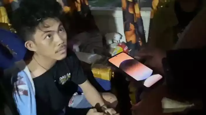 Bjorka saat ditangkap polisi