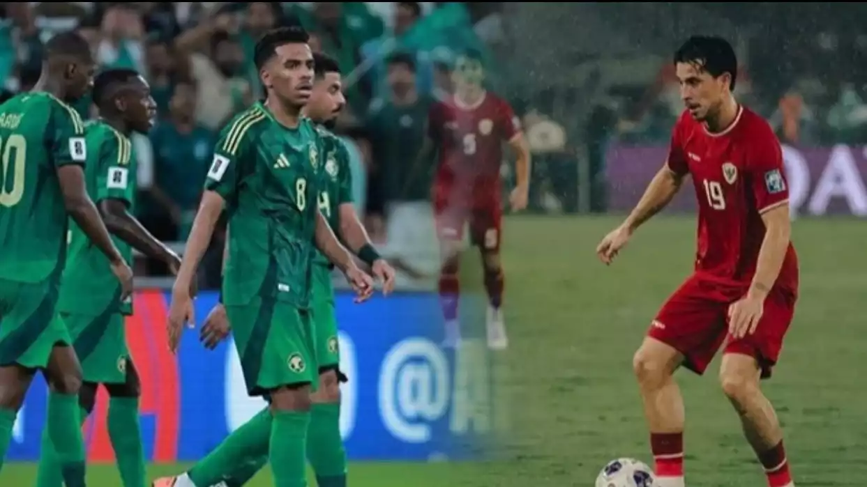 Timnas Indonesia vs Arab Saudi di Kualifikasi Piala Dunia 2026.