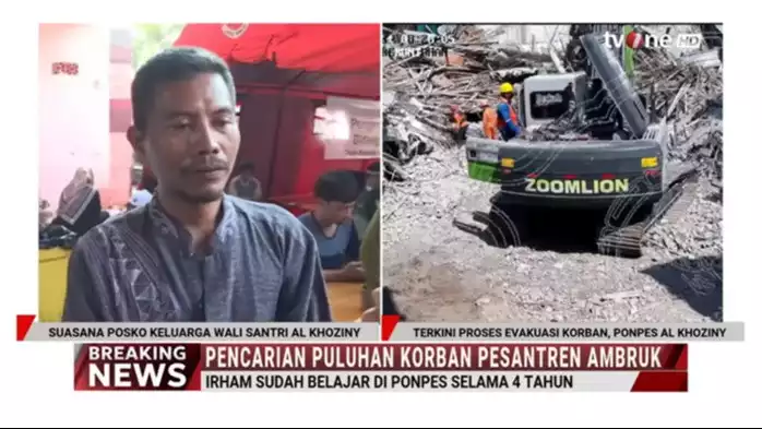 Muhammad Faisol, ayah dari korban bernama Muhammad Irham Ghifari ceritakan prestasi sang anak