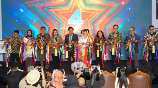 Pembukaan pameran ALLPrint Indonesia 2025.