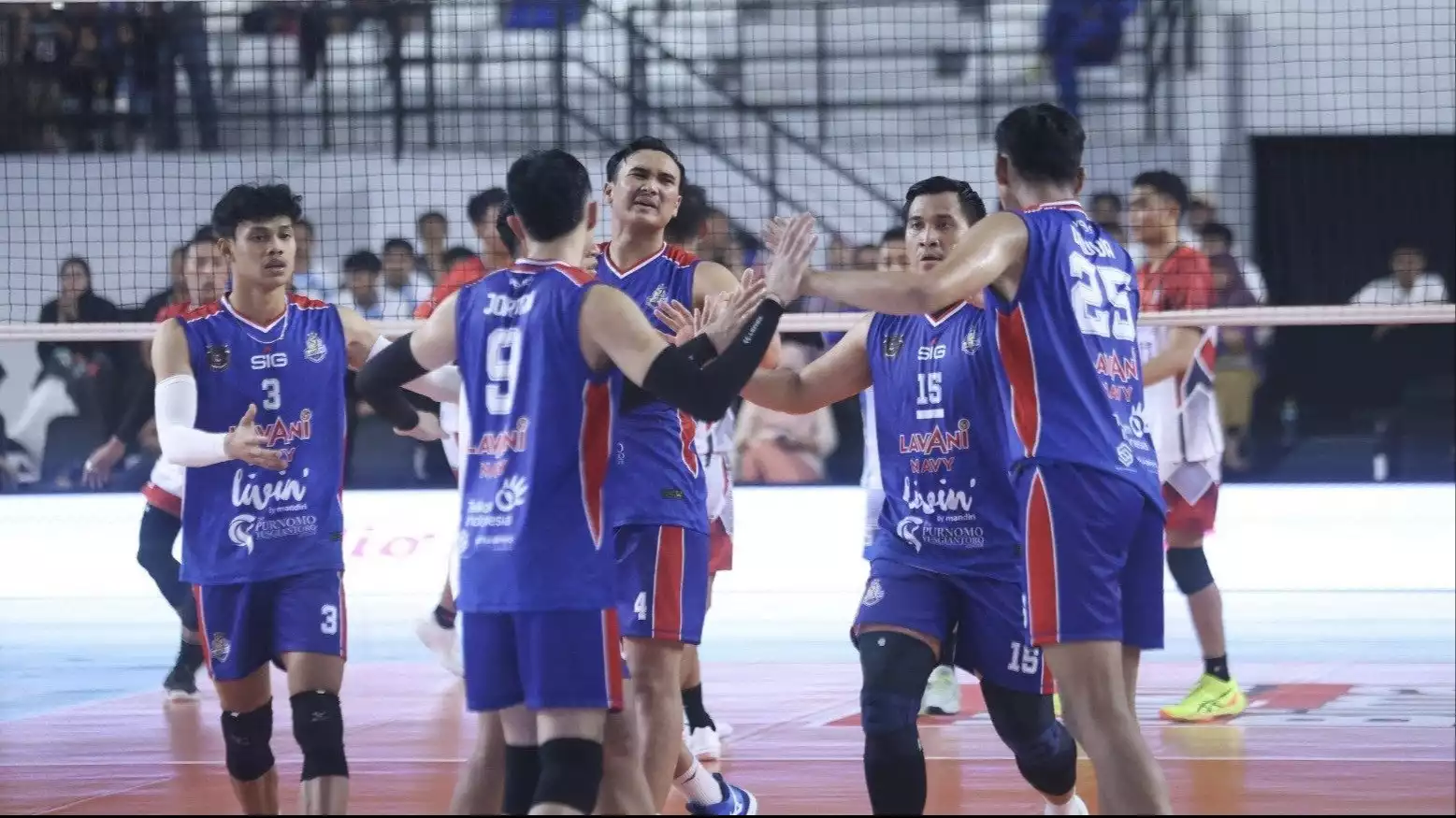 Pemain LavAni Navy di Livoli Divisi Utama 2025