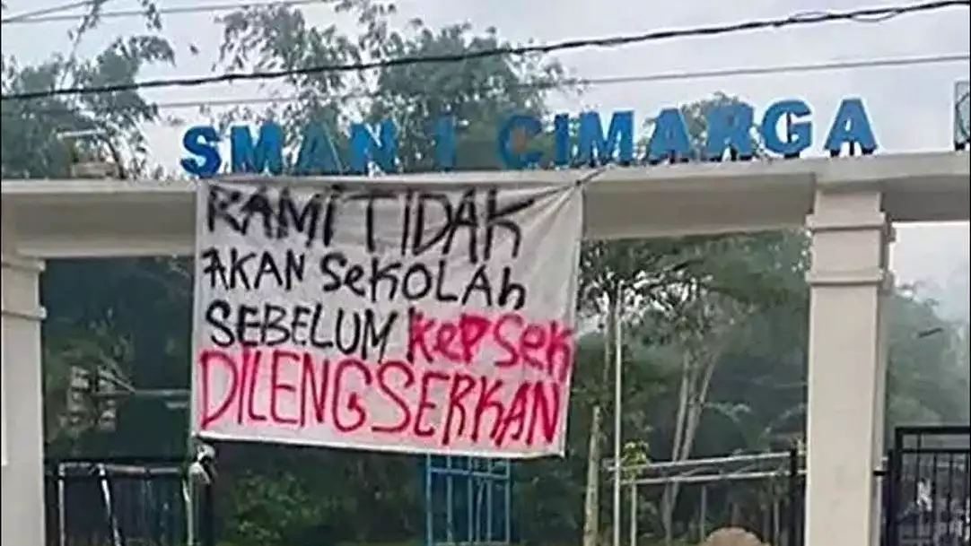 630 Siswa SMAN 1 Cimarga Mogok Sekolah, Protes Kepala Sekolah yang Diduga Tampar Siswa Gegara Merokok