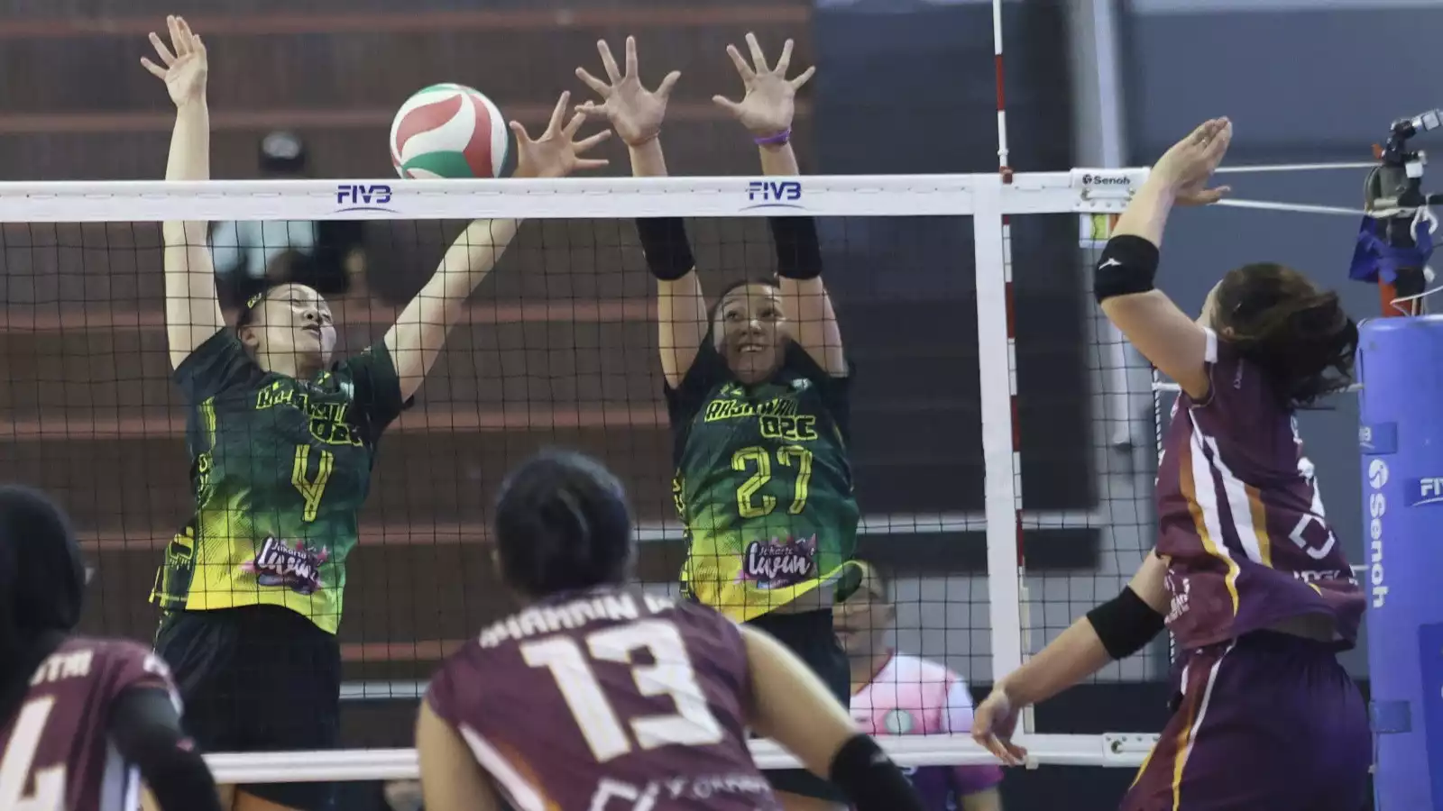 Rajawali O2C vs Bank Jatim di final four Livoli Divisi Utama 2025.