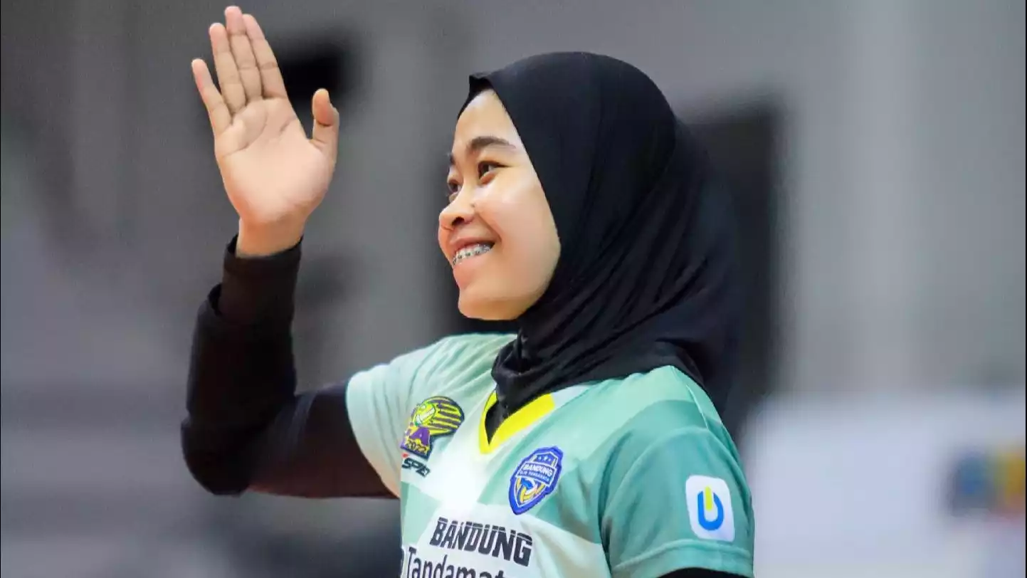 Dita Azizah saat perkuat Bandung Bank BJB Pakuan di Proliga 2022