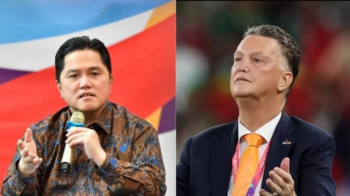 Erick Thohir dan Louis van Gaal