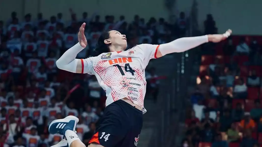 Farhan Halim saat berseragam Jakarta STIN BIN di Proliga.