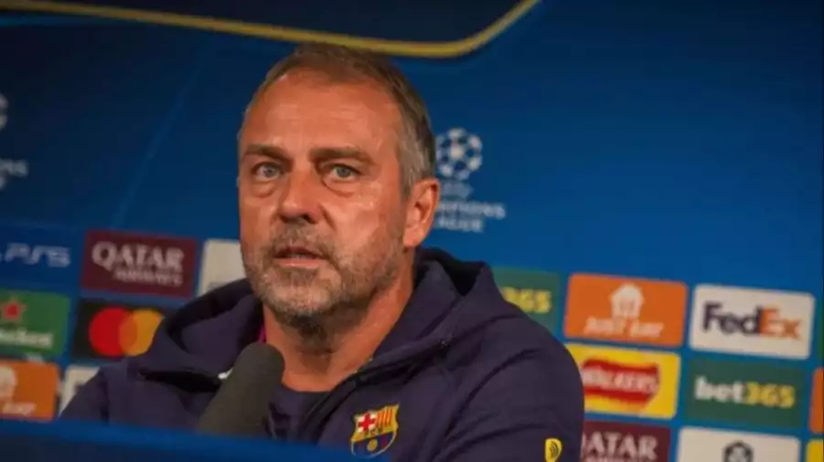 Pelatih Barcelona Hansi Flick