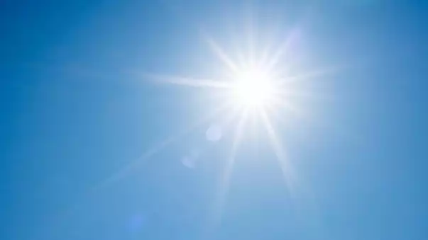 Ilustrasi cuaca panas