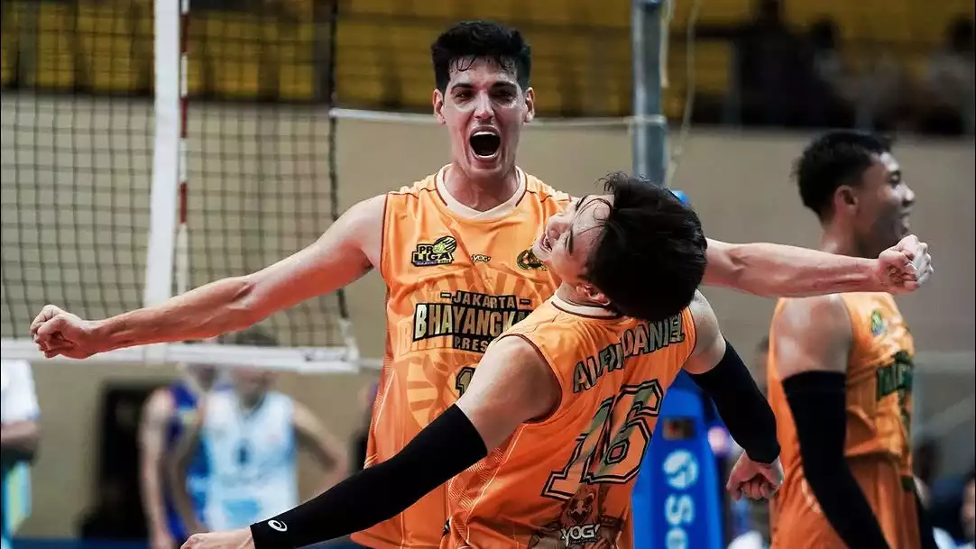 Saber Kazemi pemain asing asal Iran yang telah memperkuat Bhayangkara Presisi di Proliga 2025.